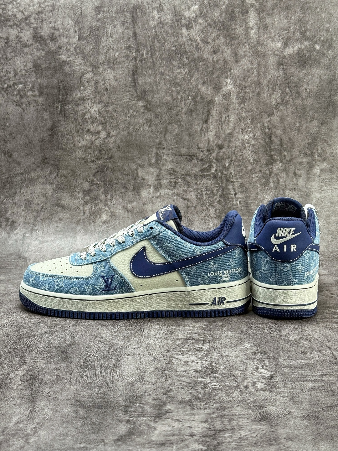 Nike Air Force 1 Low 07 x Louis Vuitton 蓝白牛仔满天星 NH0601-578