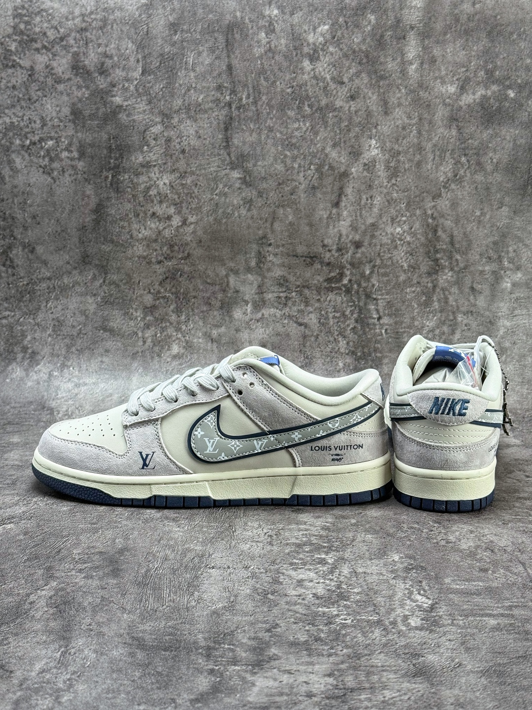 Nike SB Dunk Low x Louis Vuitton 灰白 DN3168-005
