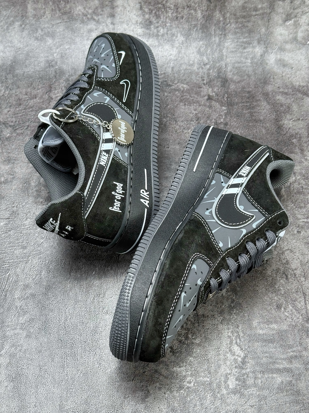 Nike Air Force 1 Low 07 x Fear of God 黑灰双小勾 DD8585-200