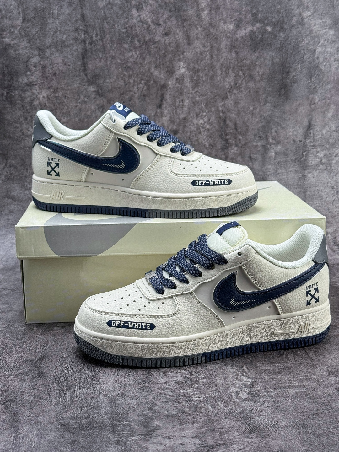 Nike Air Force 1 Low 07 x OFF-WHITE 白蓝满天星 QW5836-026