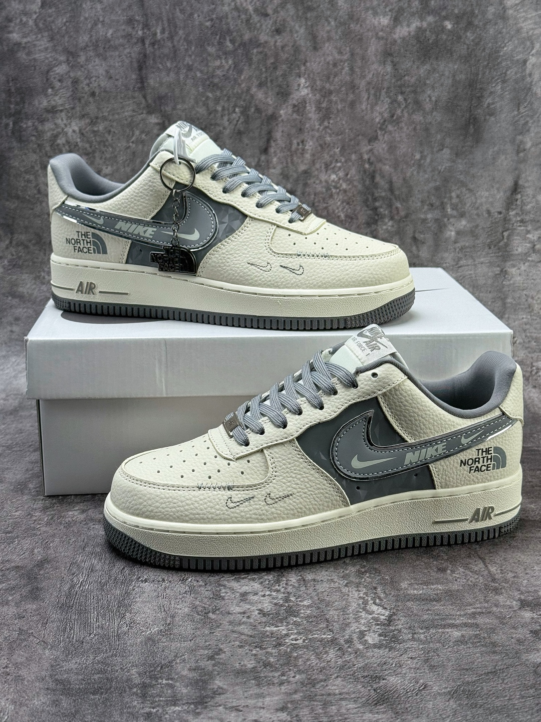 Nike Air Force 1 Low 07 x The North Face 白灰双小勾 DF0188-114