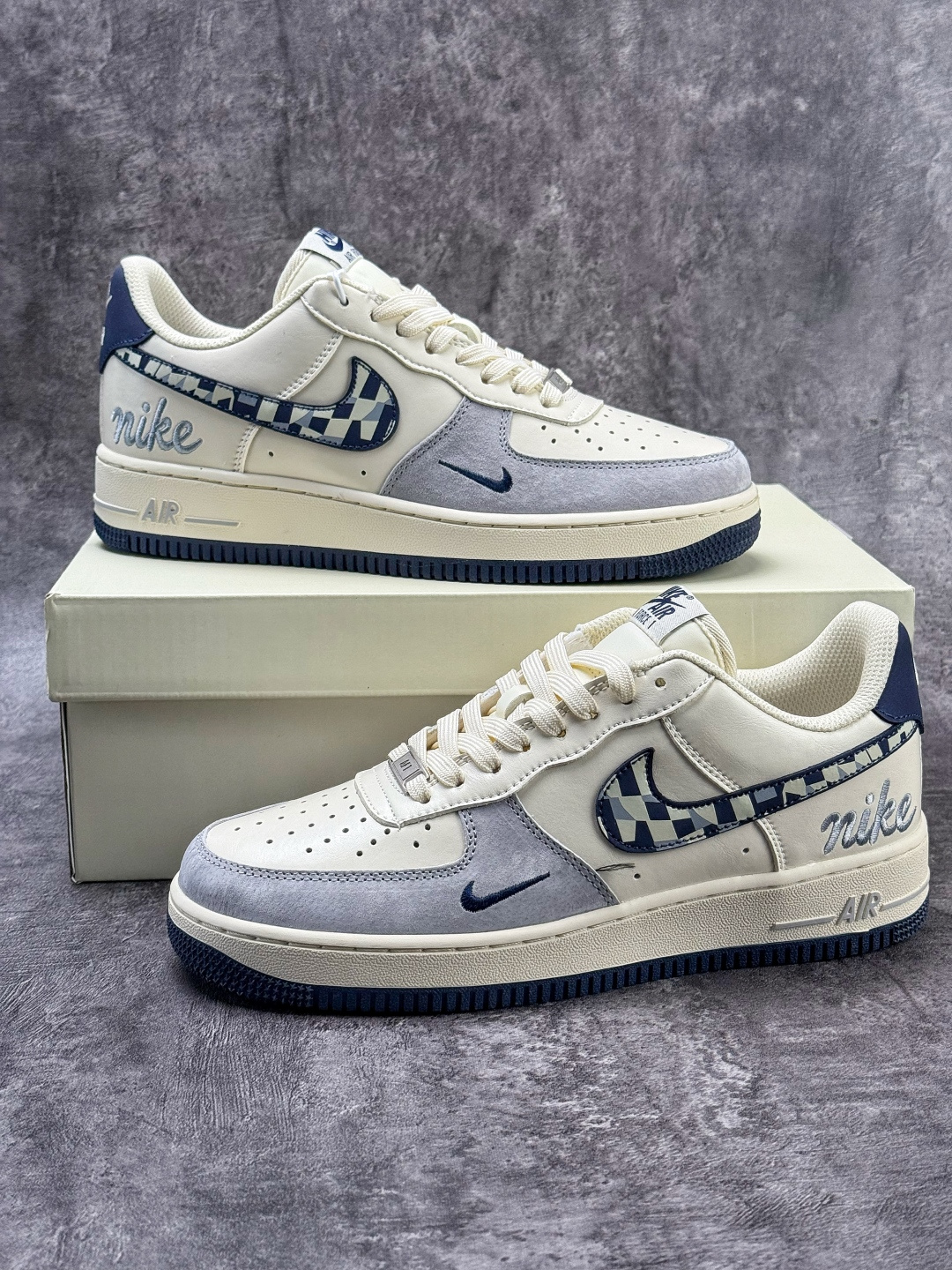 Nike Air Force 1 Low 07 灰白小勾 NH0601-580