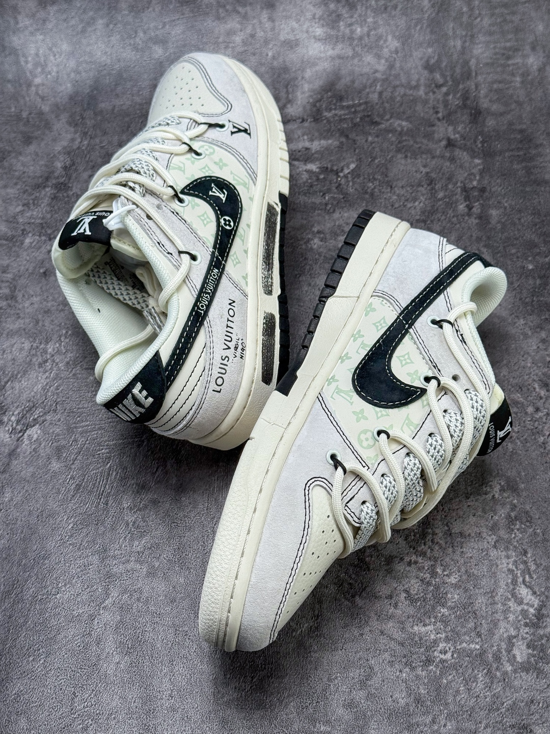 Nike SB Dunk Low x Louis Vuitton 灰白满天星 CX5050-Y33