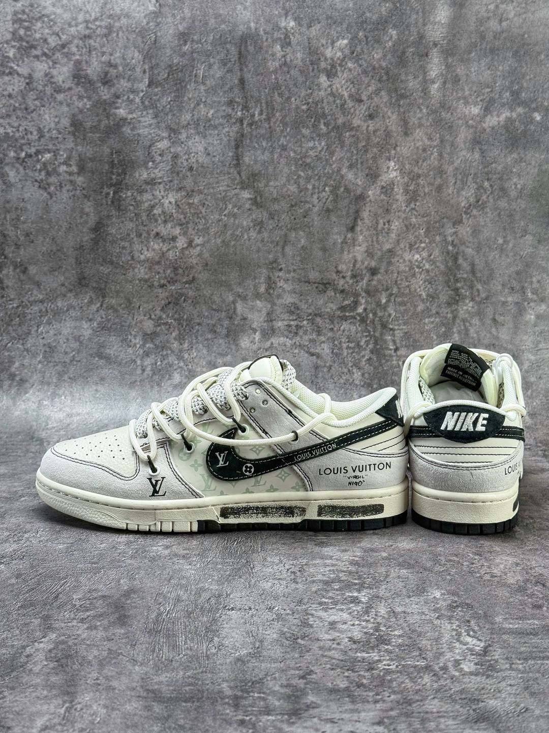 Nike SB Dunk Low x Louis Vuitton 灰白满天星 CX5050-Y33