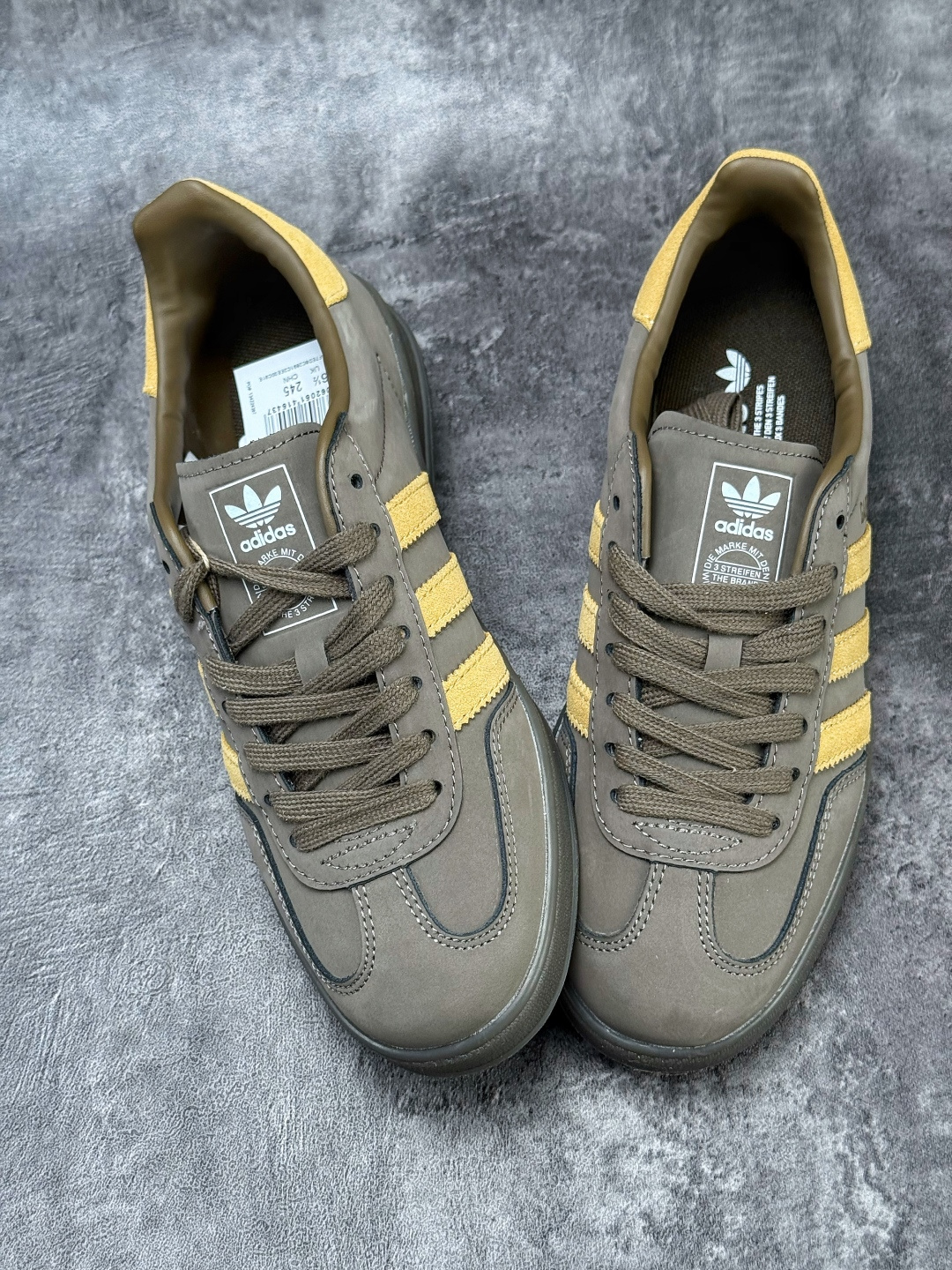 adidas Originals Gazelle INdoor 三叶草休闲防滑耐磨低帮板鞋 JQ8386