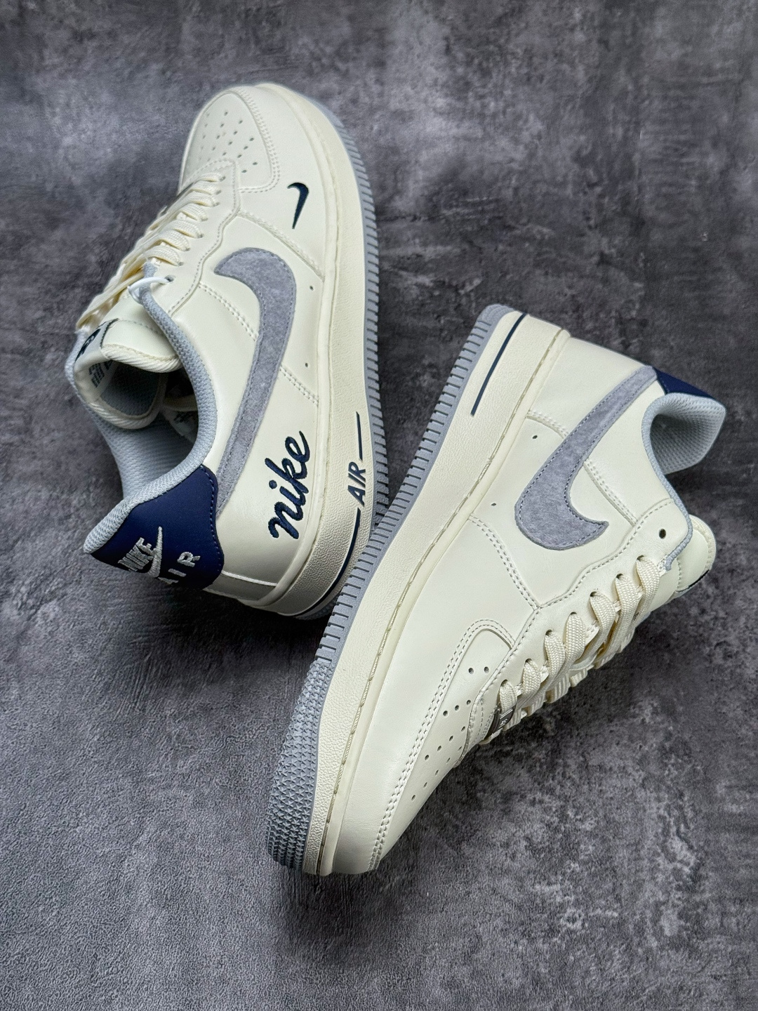 210 Nike Air Force 1 Low 07 白灰小勾 NH0601-581