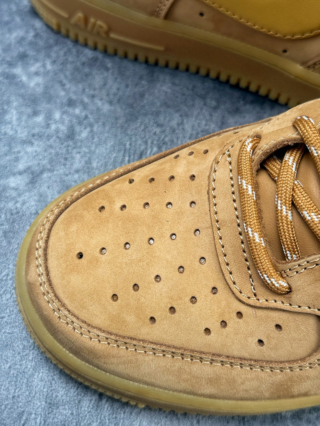 220 PP纯原 Nike Air Force 1 High FLAX Wheat 19S新版小麦高帮空军 CJ9178-200