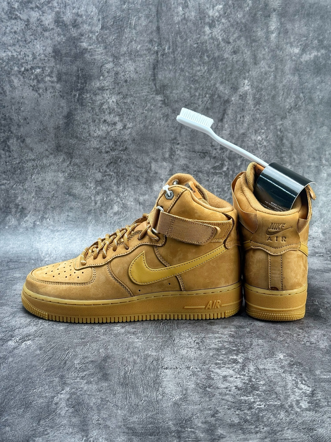 220 PP纯原 Nike Air Force 1 High FLAX Wheat 19S新版小麦高帮空军 CJ9178-200