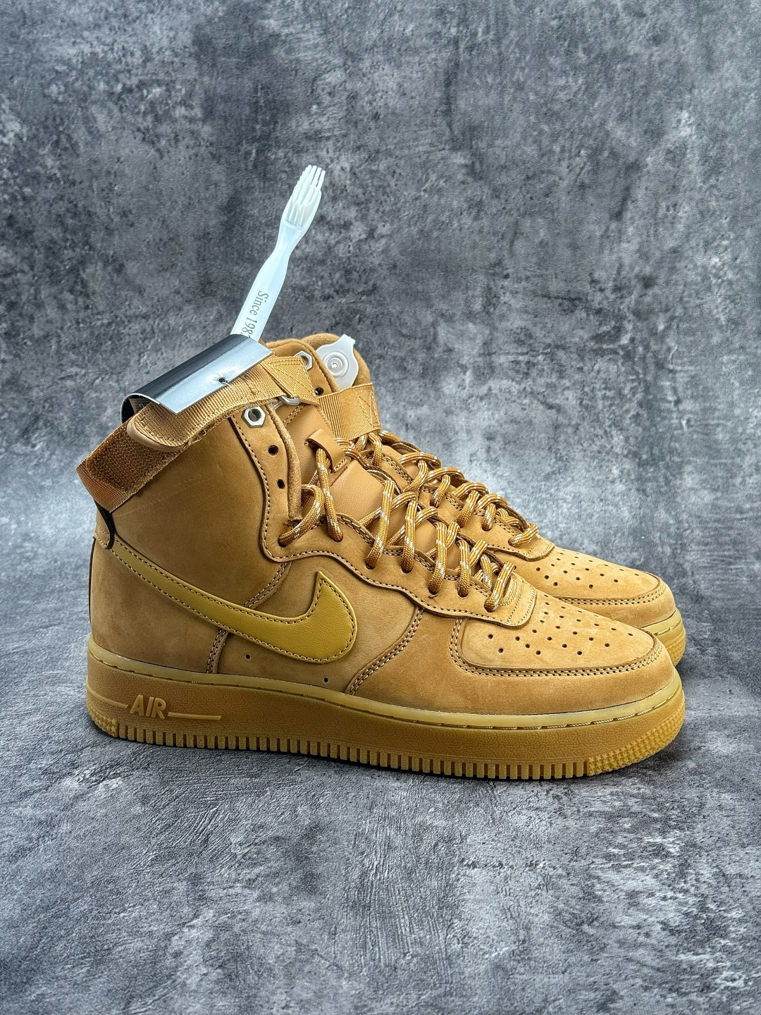 220 PP纯原 Nike Air Force 1 High FLAX Wheat 19S新版小麦高帮空军 CJ9178-200