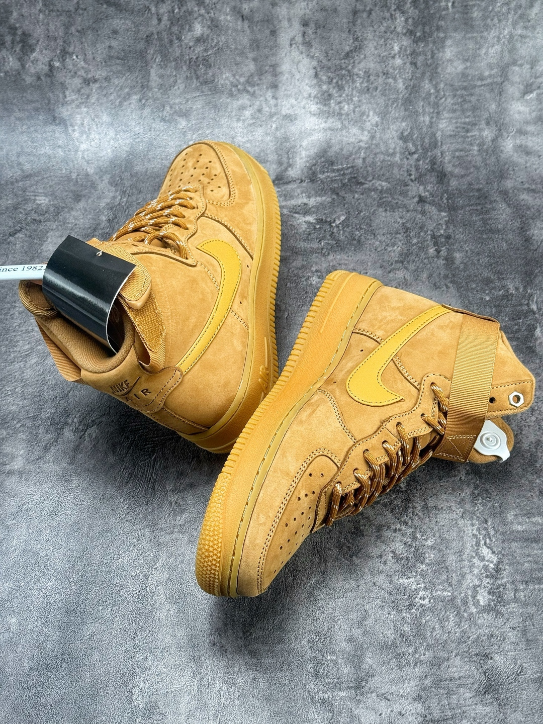 220 PP纯原 Nike Air Force 1 High FLAX Wheat 19S新版小麦高帮空军 CJ9178-200