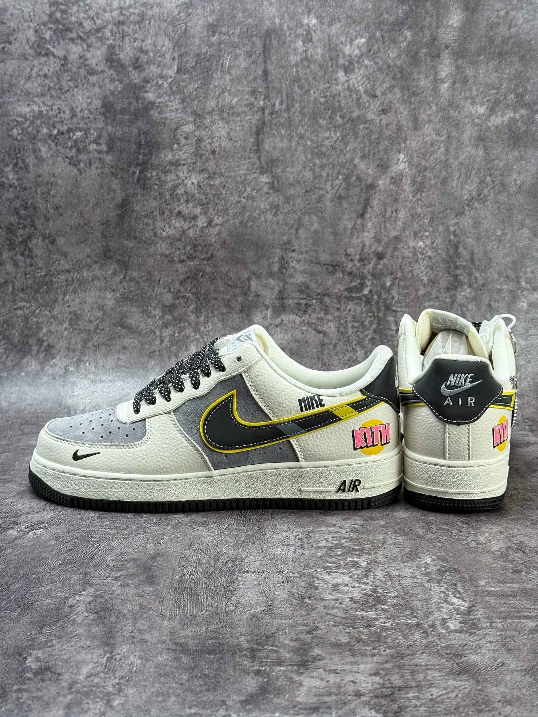 Nike Air Force 1 Low 07 x KITH 白灰黑小勾满天星 SY1388-013