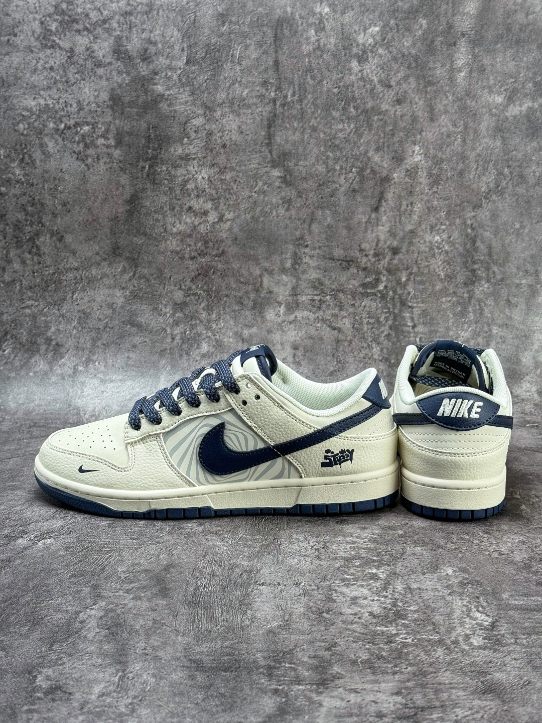 Nike SB Dunk Low x Stussy 白蓝小勾满天星 纯原大厂出品 极力推荐 QW5836-030
