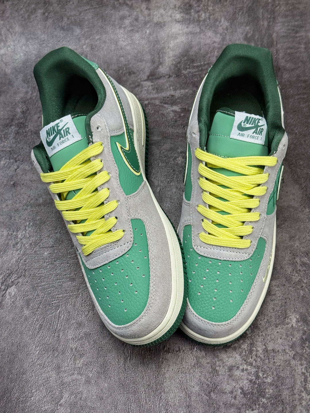 Nike Air Force 1 Low 07 x Stussy 灰绿黄小勾 SS1979-007