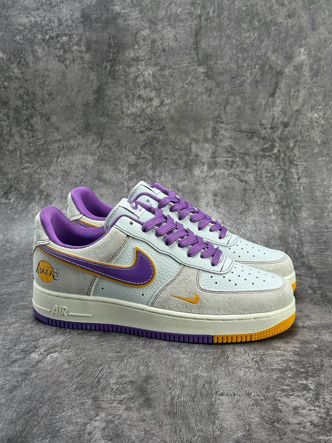 Nike Air Force 1 Low 07 x LAKERS 灰白紫小勾 SS1979-004