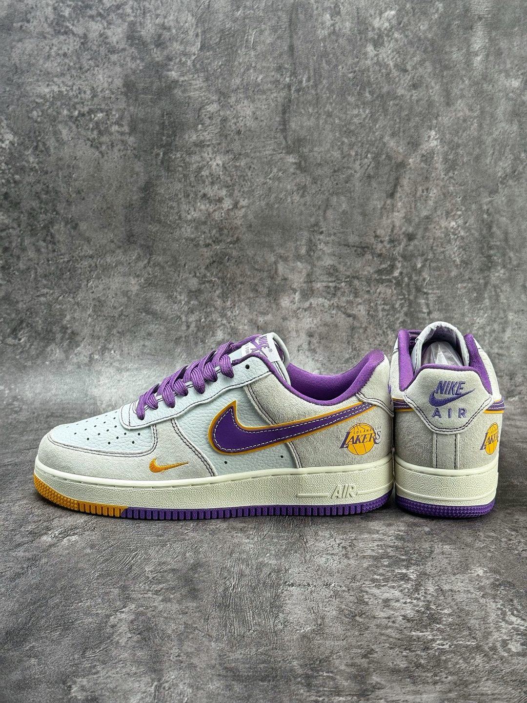 Nike Air Force 1 Low 07 x LAKERS 灰白紫小勾 SS1979-004