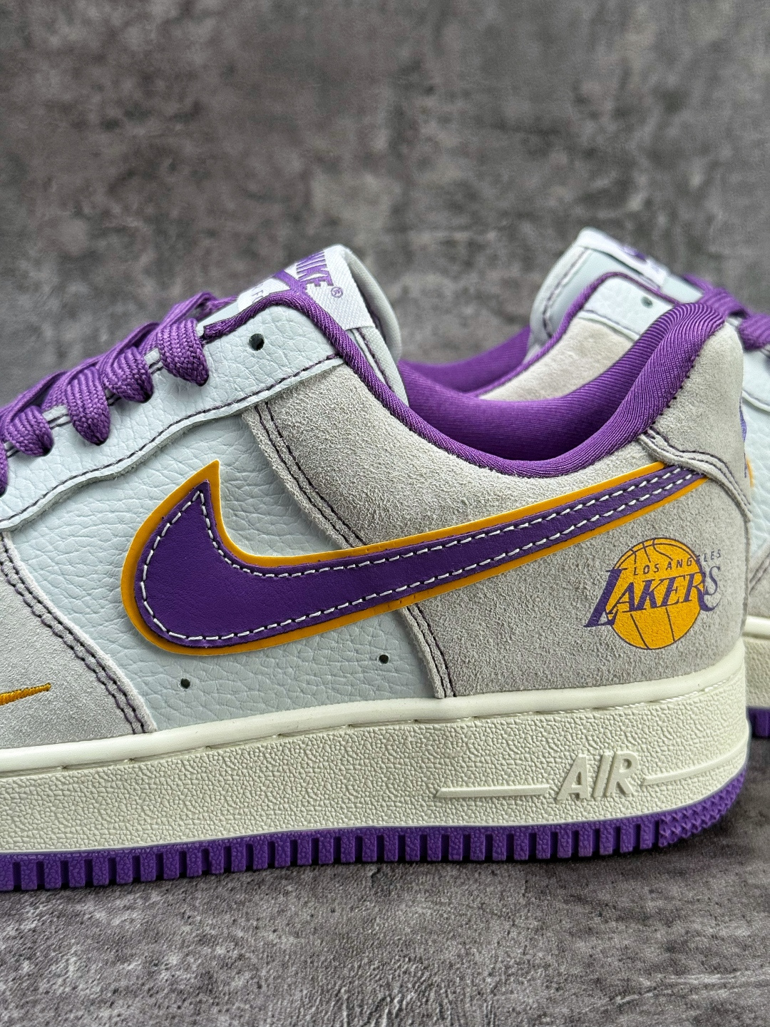 Nike Air Force 1 Low 07 x LAKERS 灰白紫小勾 SS1979-004