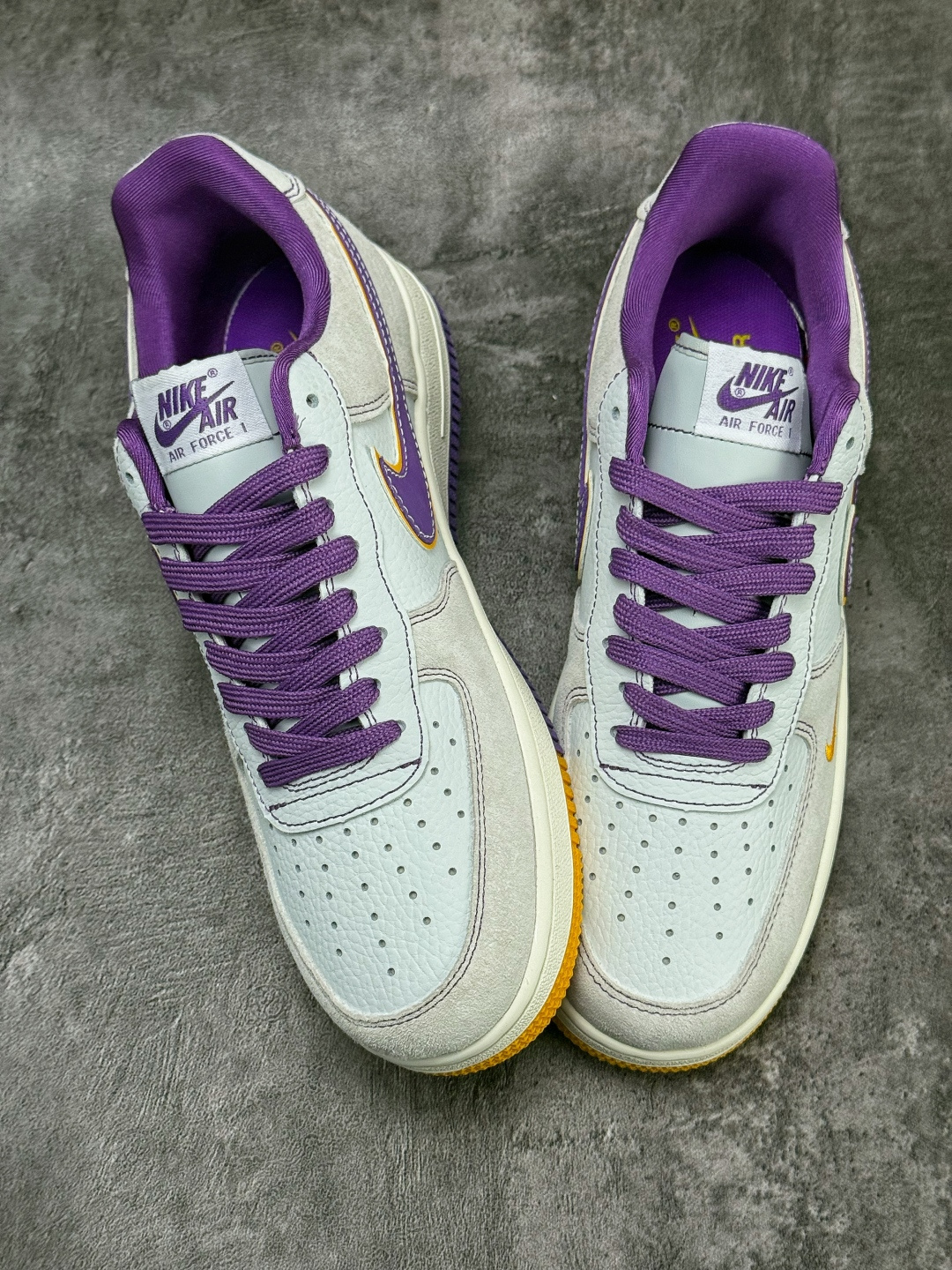 Nike Air Force 1 Low 07 x LAKERS 灰白紫小勾 SS1979-004