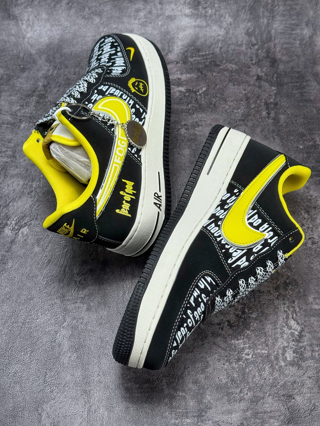 Nike Air Force 1 Low 07 x Fear of God 黑黄小勾满天星 SY1388-012