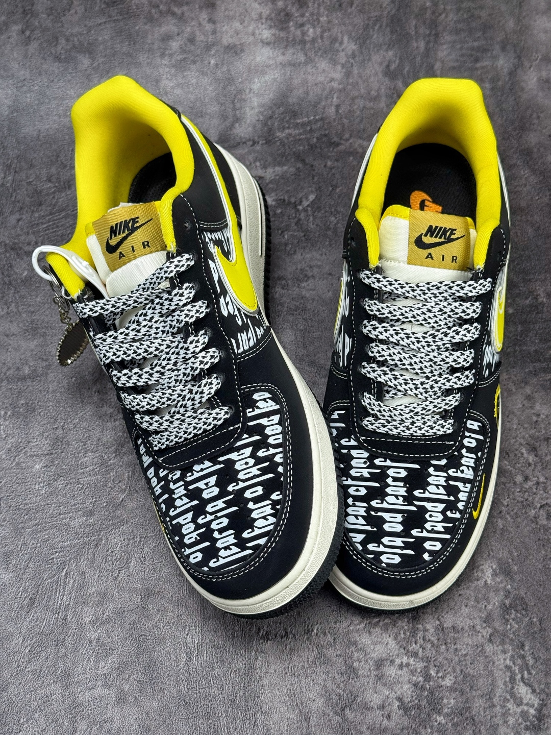 Nike Air Force 1 Low 07 x Fear of God 黑黄小勾满天星 SY1388-012