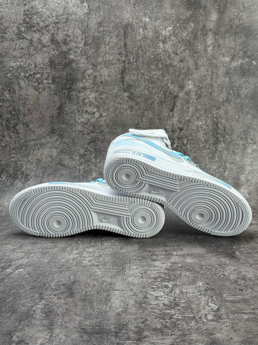 Nike Air Force 1 Mid 07 断裂时空 三勾阴影 白蓝 ZH0316-124