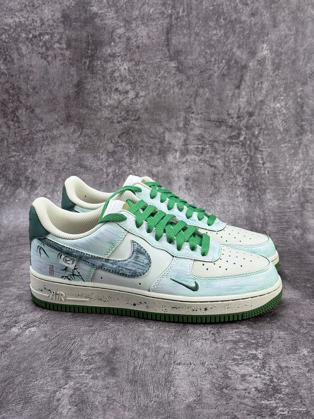 Nike Air Force 1 Low 07 绿白涂鸦小勾 FB1839-123