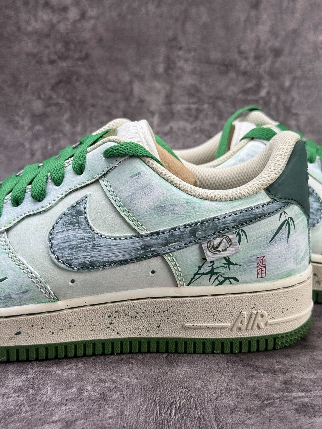 Nike Air Force 1 Low 07 绿白涂鸦小勾 FB1839-123
