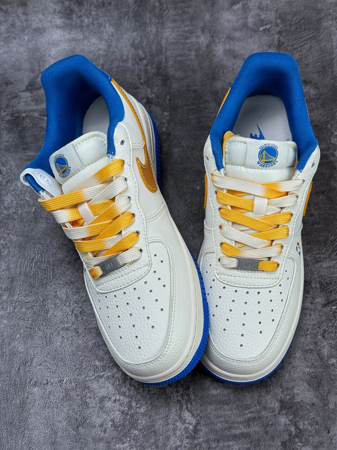 Nike Air Force 1 Low 07 x WARRIORS 白黄蓝 QW5606-270