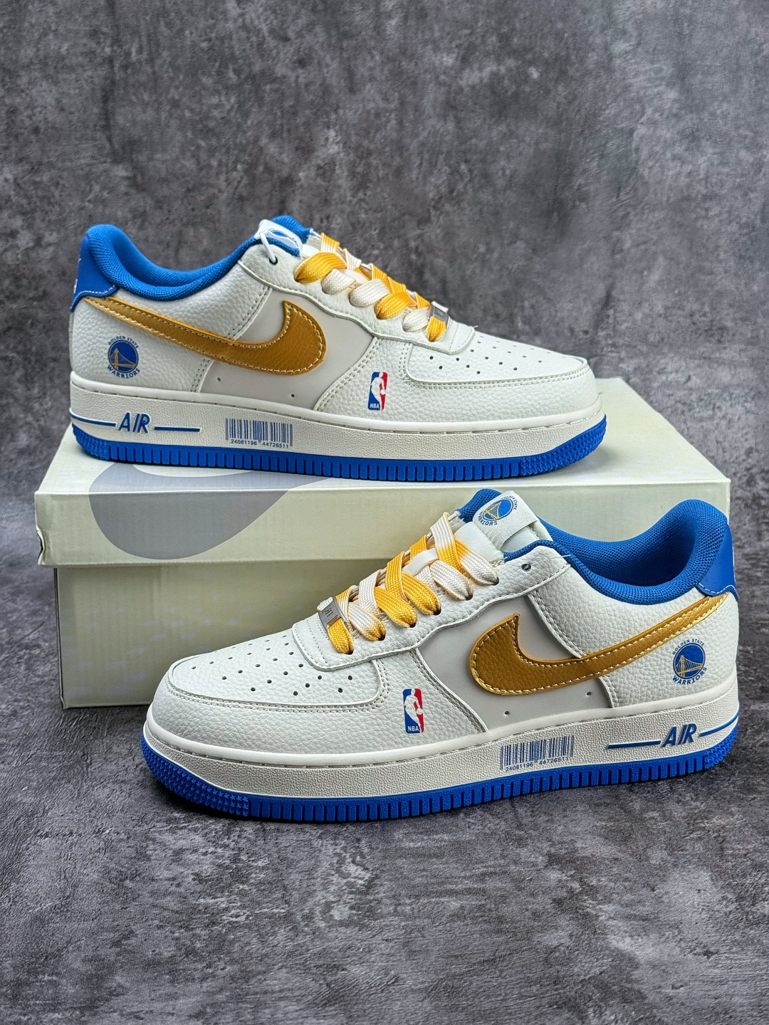 Nike Air Force 1 Low 07 x WARRIORS 白黄蓝 QW5606-270