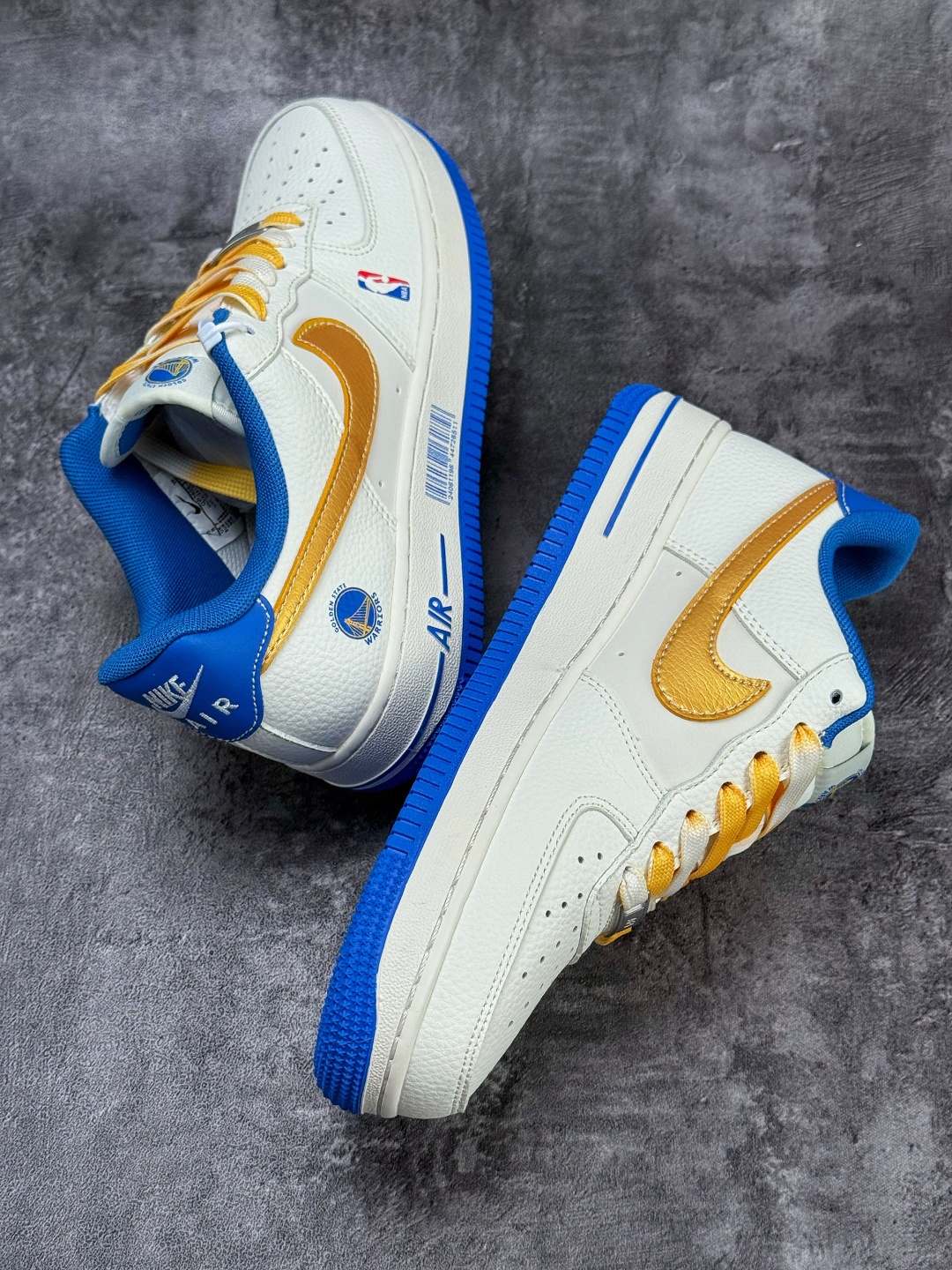 Nike Air Force 1 Low 07 x WARRIORS 白黄蓝 QW5606-270
