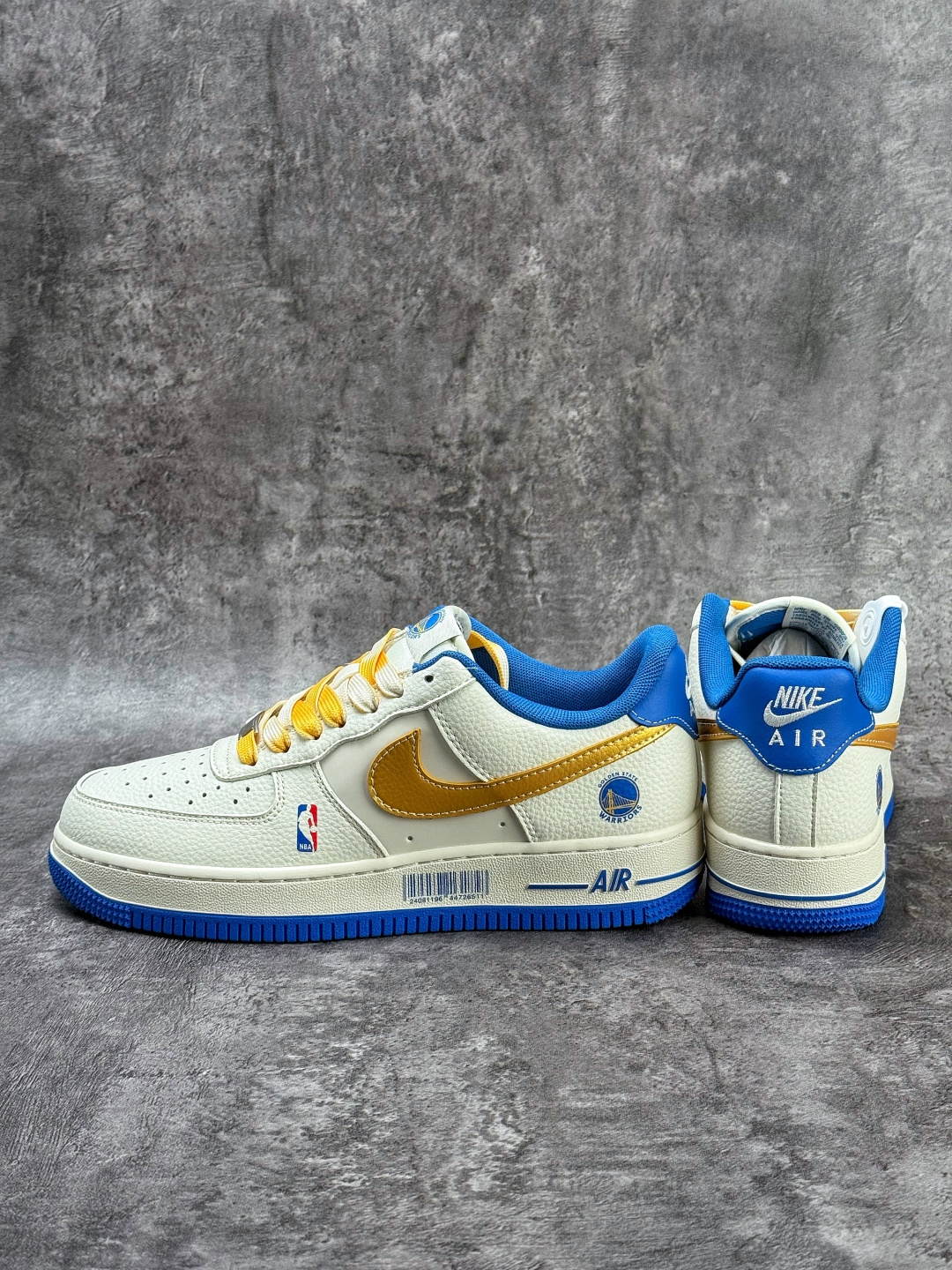 Nike Air Force 1 Low 07 x WARRIORS 白黄蓝 QW5606-270