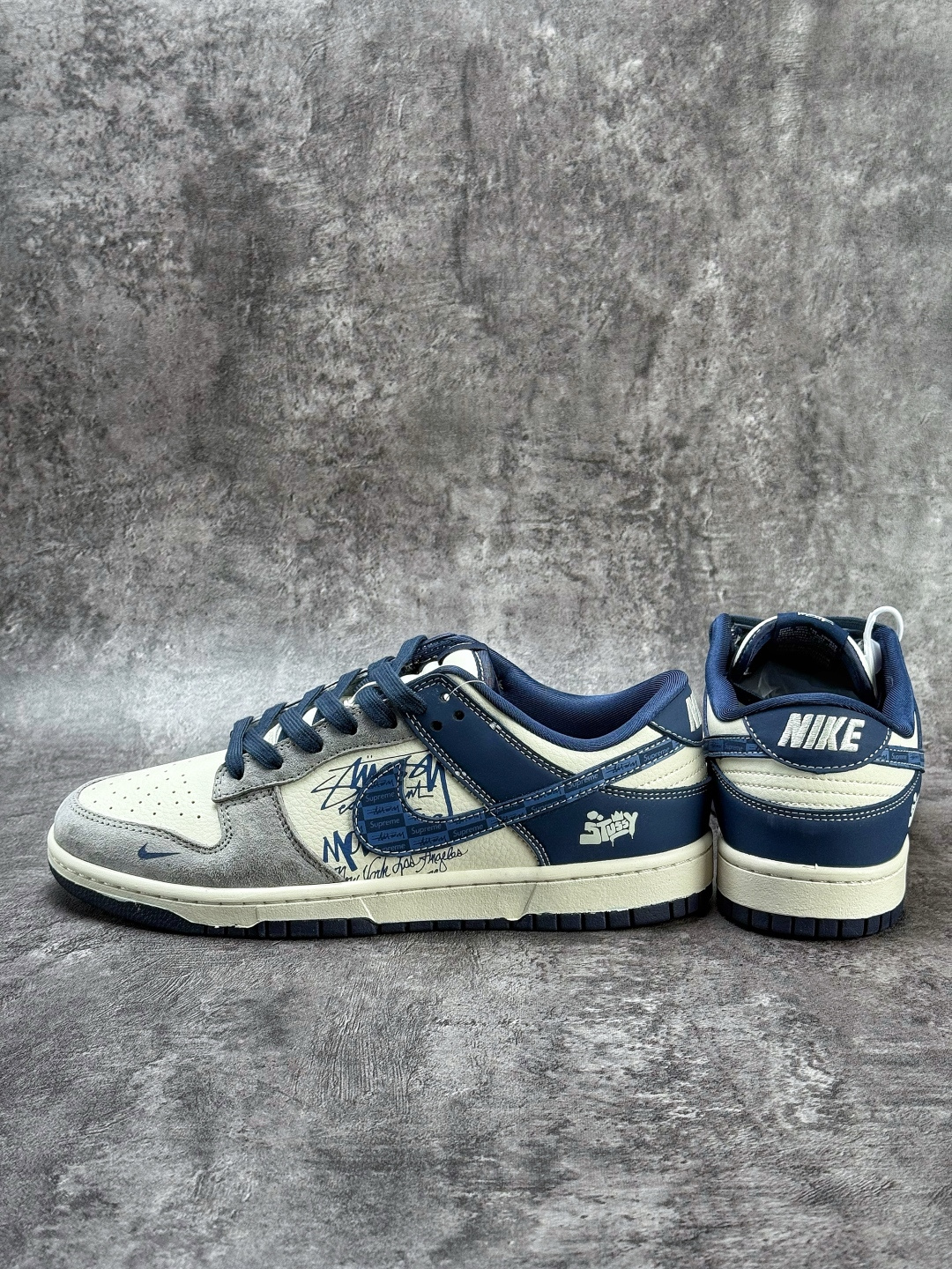 Nike SB Dunk Low x Stussy 灰白蓝小勾 XD1588-243