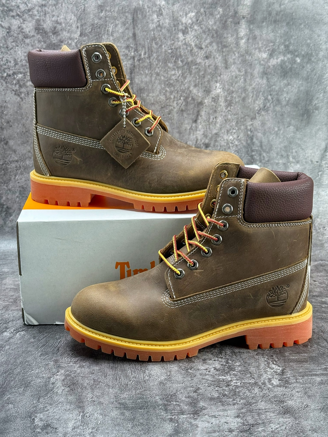 Timberland/天伯伦 添柏岚/经典大黄靴 高帮/灰色 TB 010061 713
