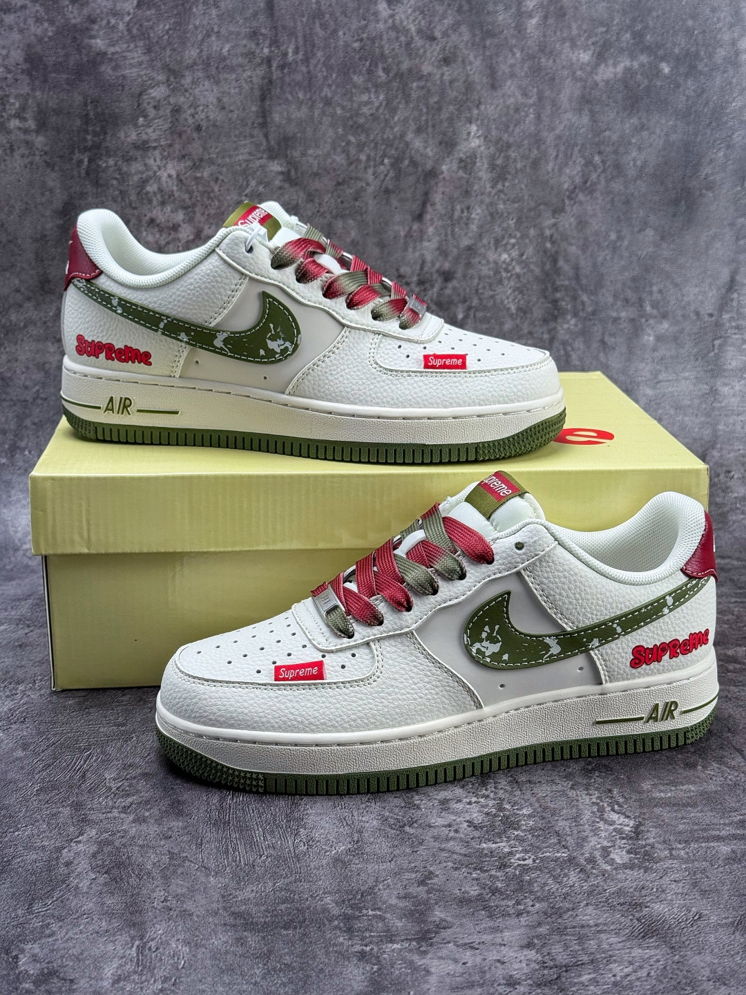 Nike Air Force 1 Low 07 x Superme 白绿 QW5606-273