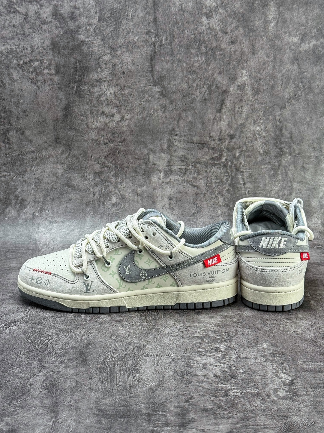 Nike SB Dunk Low x Louis Vuitton 灰白满天星 CX5050-Y35