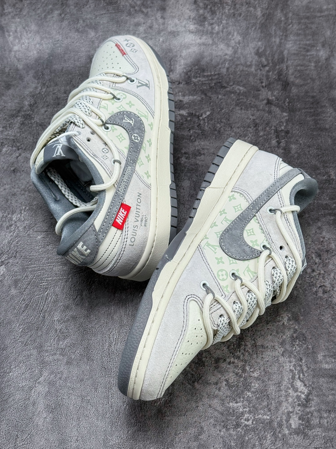 Nike SB Dunk Low x Louis Vuitton 灰白满天星 CX5050-Y35