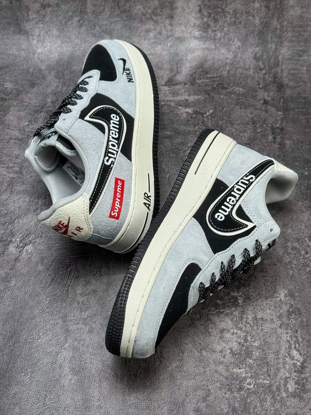 Nike Air Force 1 Low 07 x Superme 灰白黑小勾满天星 SS1979-003