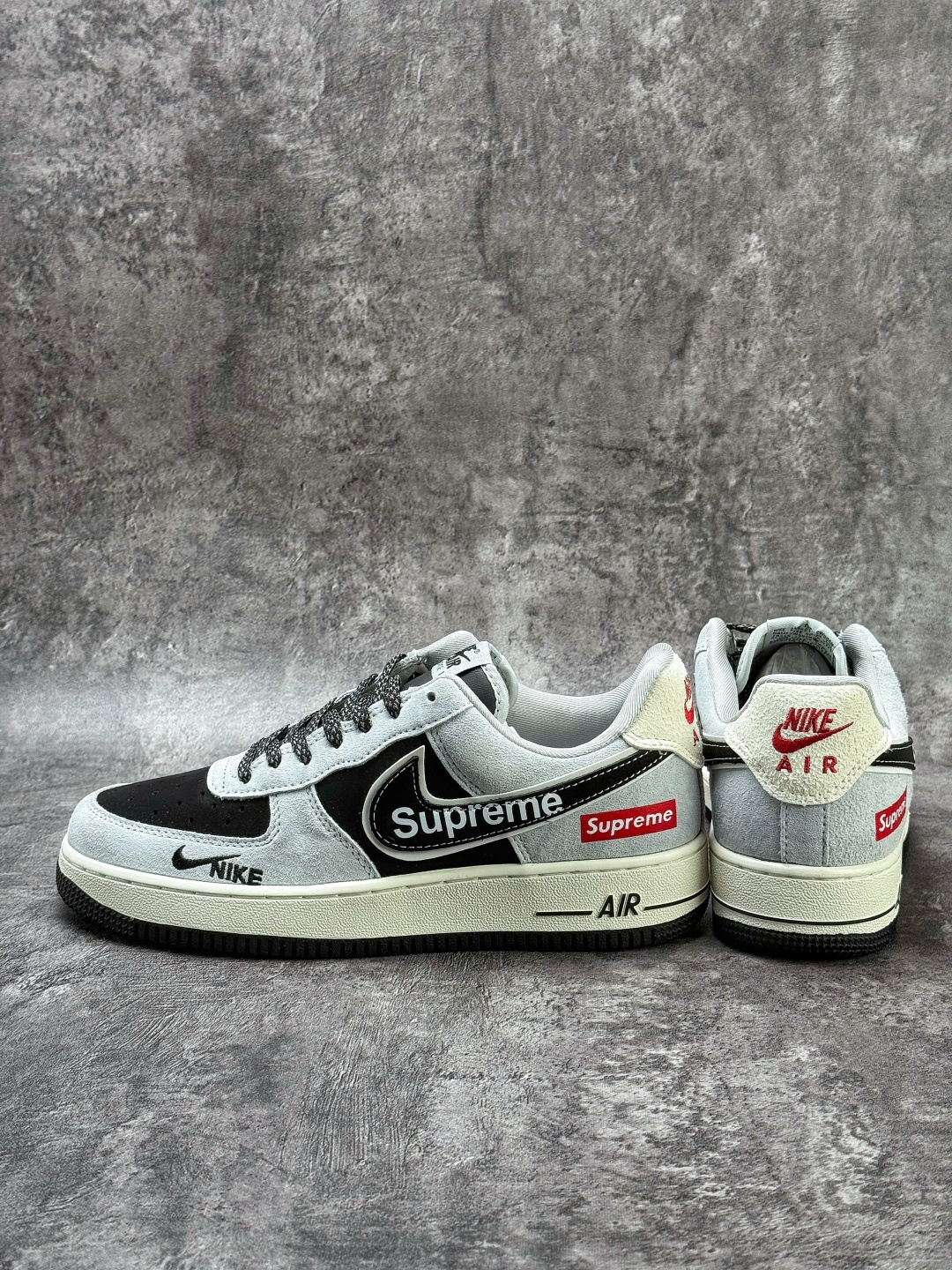 Nike Air Force 1 Low 07 x Superme 灰白黑小勾满天星 SS1979-003