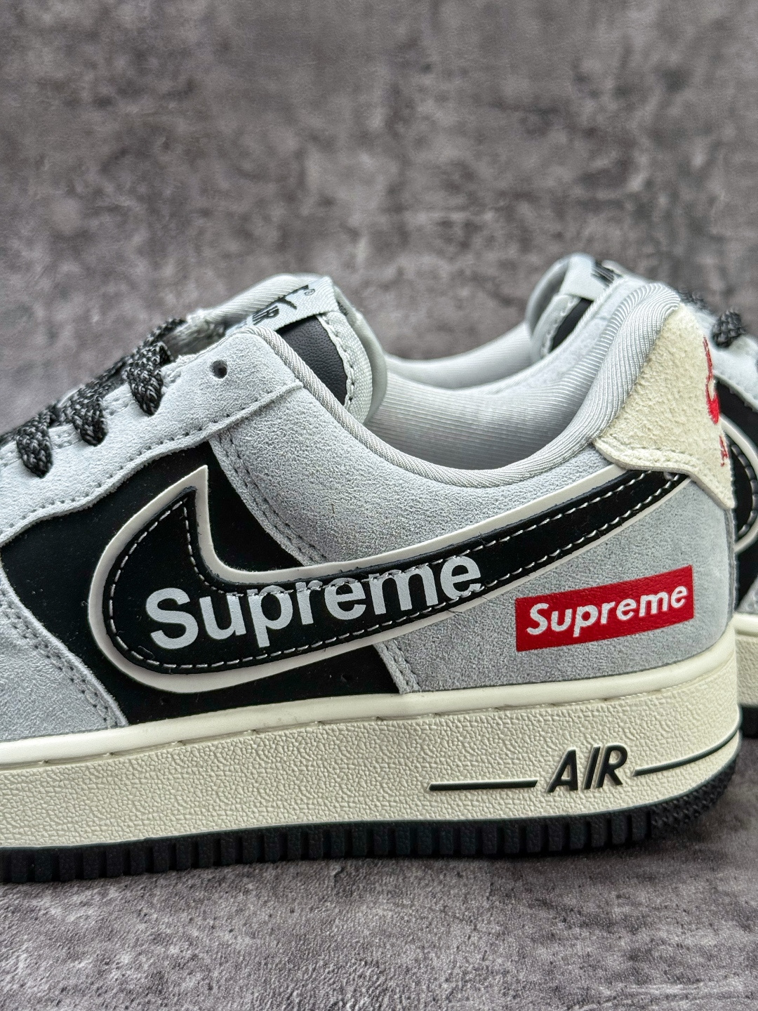 Nike Air Force 1 Low 07 x Superme 灰白黑小勾满天星 SS1979-003