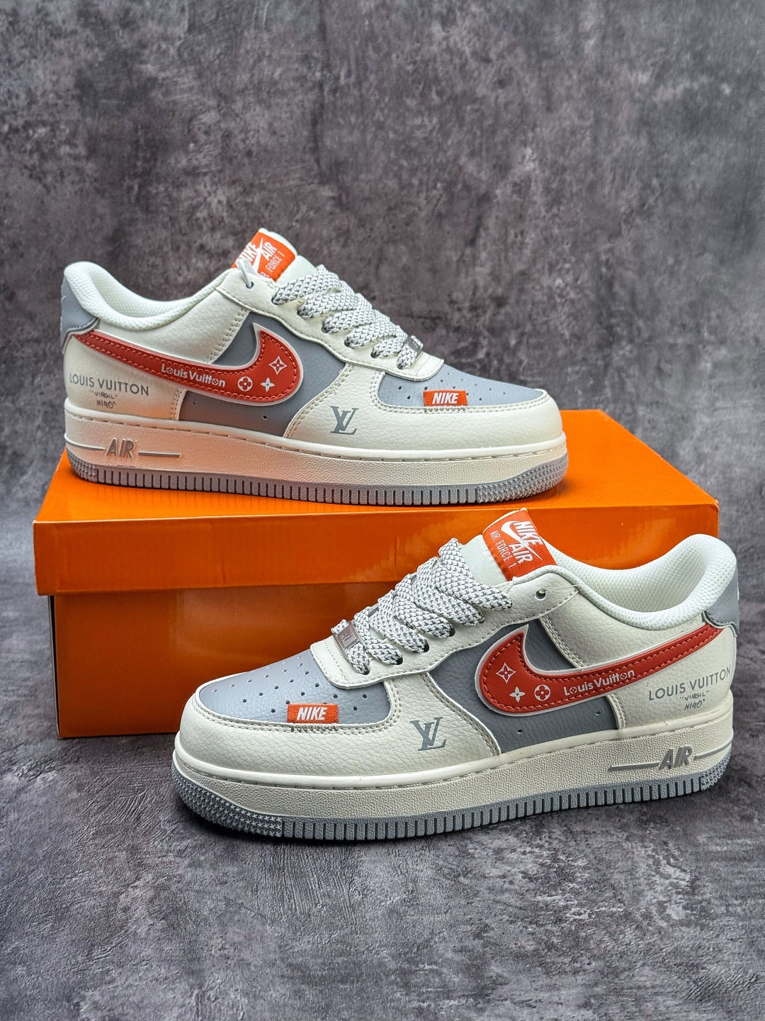 Nike Air Force 1 Low 07 x Louis Vuitton 白灰满天星 JP8028-070