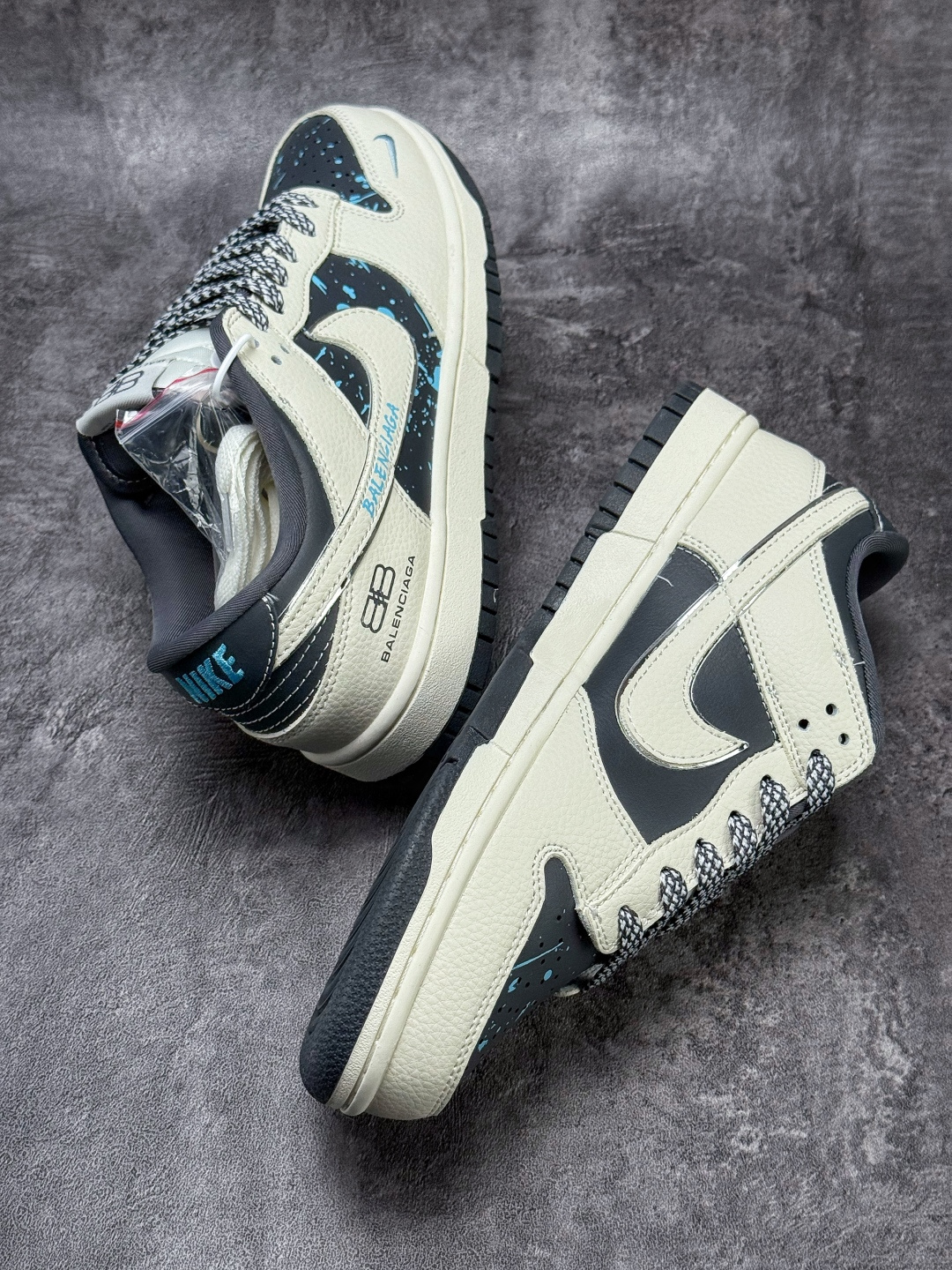 230 Nike SB Dunk Low x Balenciaga 白灰小勾满天星 DD1988-007