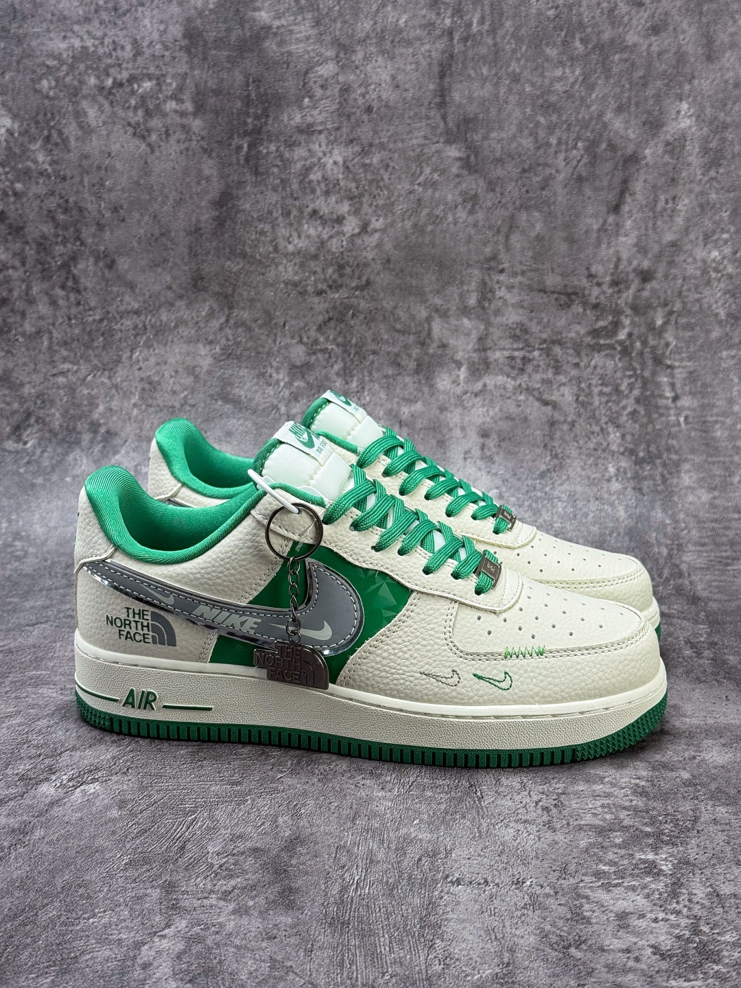 Nike Air Force 1 Low 07 x The North Face 白绿灰三小勾 DF0188-113