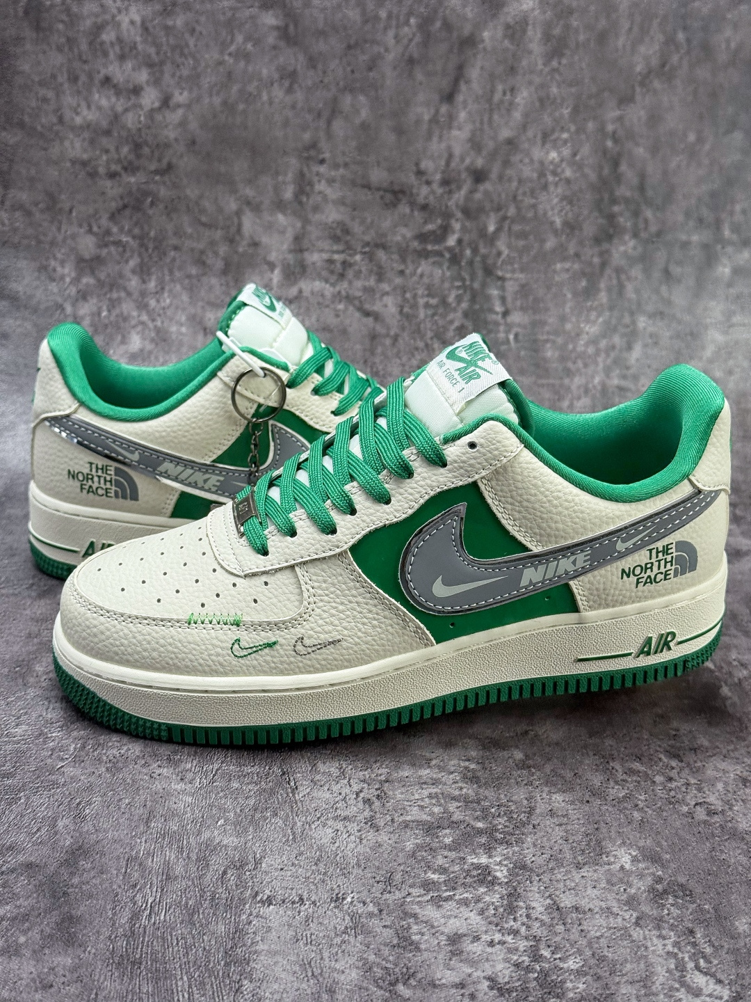 Nike Air Force 1 Low 07 x The North Face 白绿灰三小勾 DF0188-113