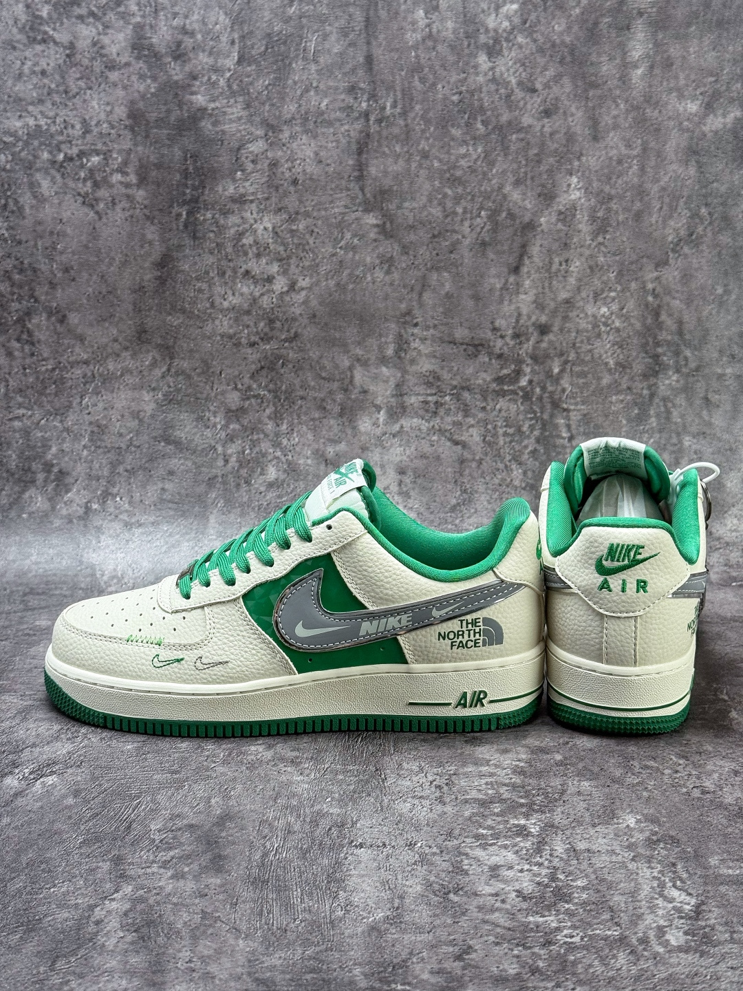 Nike Air Force 1 Low 07 x The North Face 白绿灰三小勾 DF0188-113