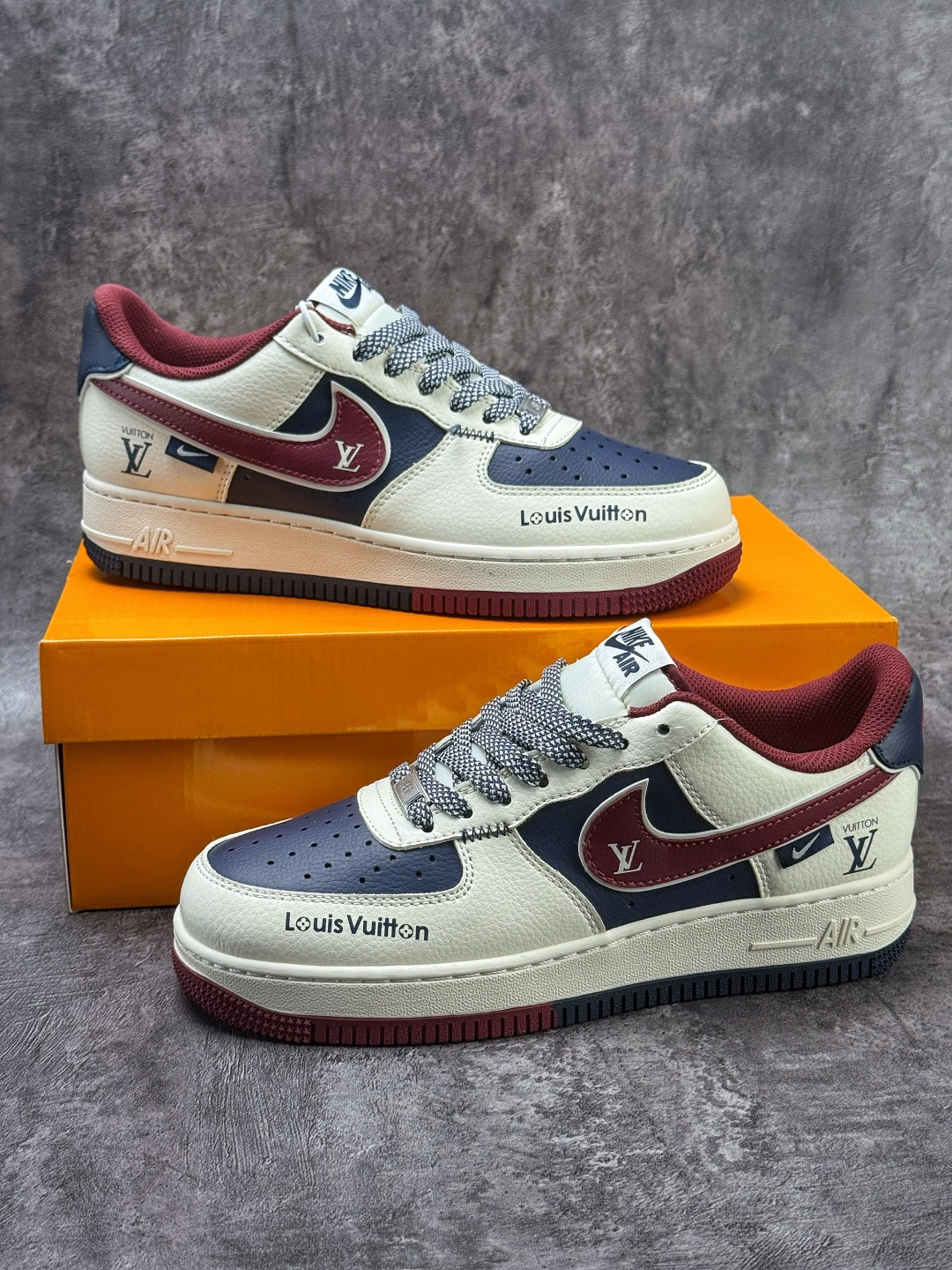 Nike Air Force 1 Low 07 x Louis Vuitton 白蓝红满天星 JP8028-069