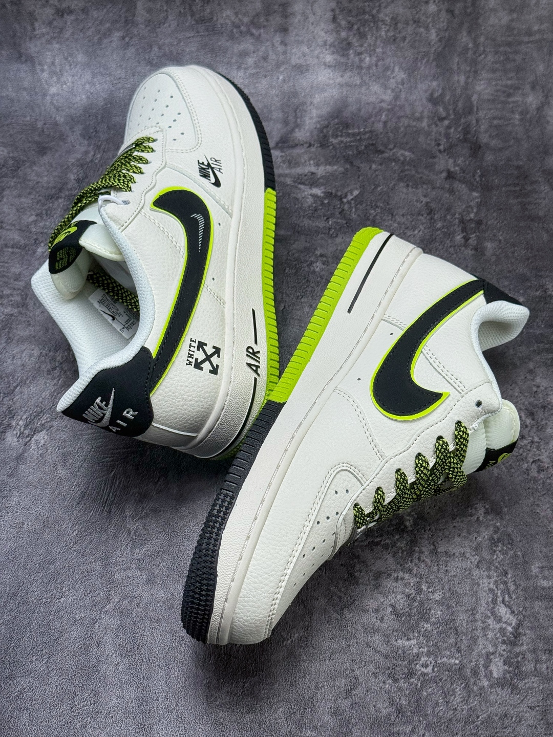 Nike Air Force 1 Low 07 x OFF-WHITE 白绿黑小勾满天星 QW5836-023