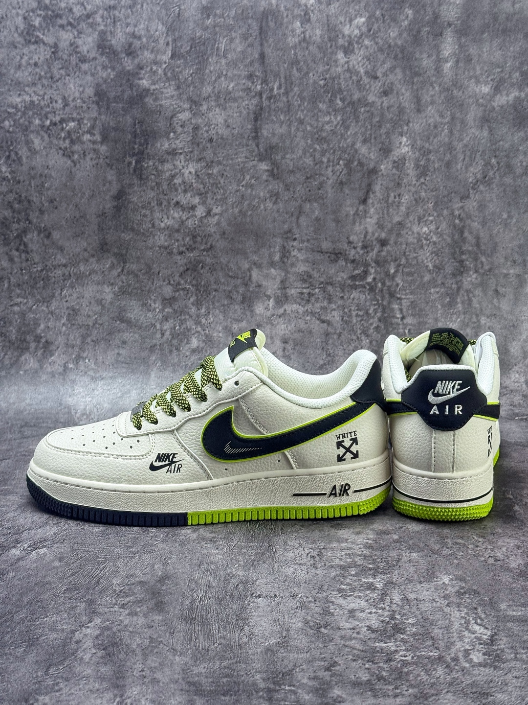 Nike Air Force 1 Low 07 x OFF-WHITE 白绿黑小勾满天星 QW5836-023