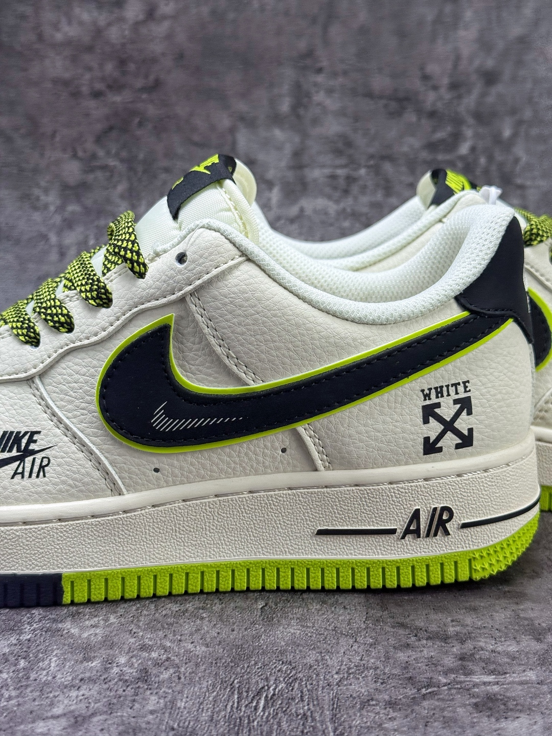 Nike Air Force 1 Low 07 x OFF-WHITE 白绿黑小勾满天星 QW5836-023