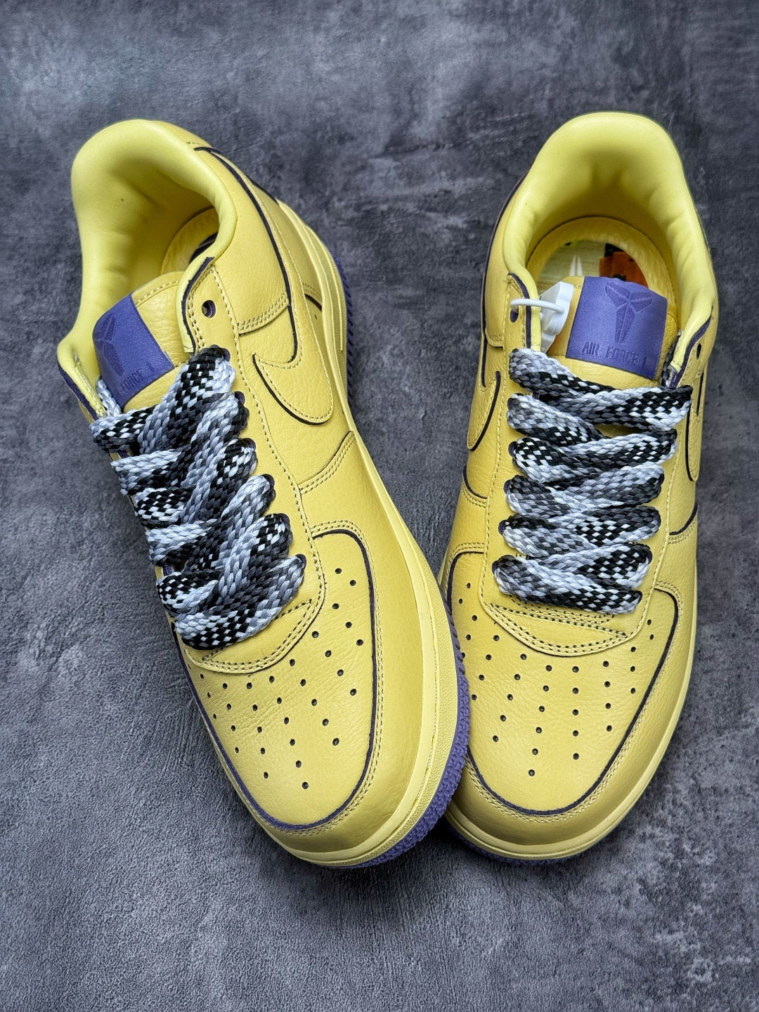 Nike Air Force 1 Low 07 Kobe Bryant 黄蓝麻绳满天星 HV9408-700