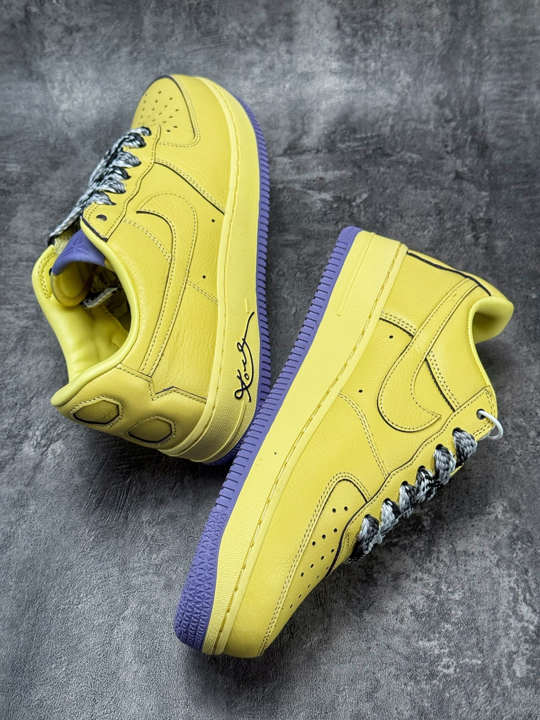 Nike Air Force 1 Low 07 Kobe Bryant 黄蓝麻绳满天星 HV9408-700