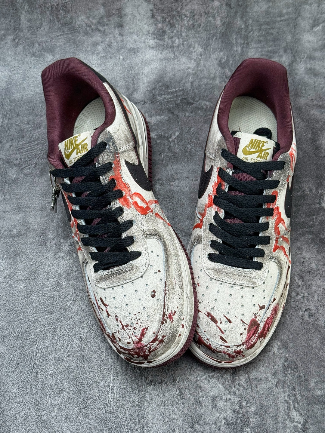 Nike Air Force 1 Low 07 白黑红涂鸦 XL2132-888